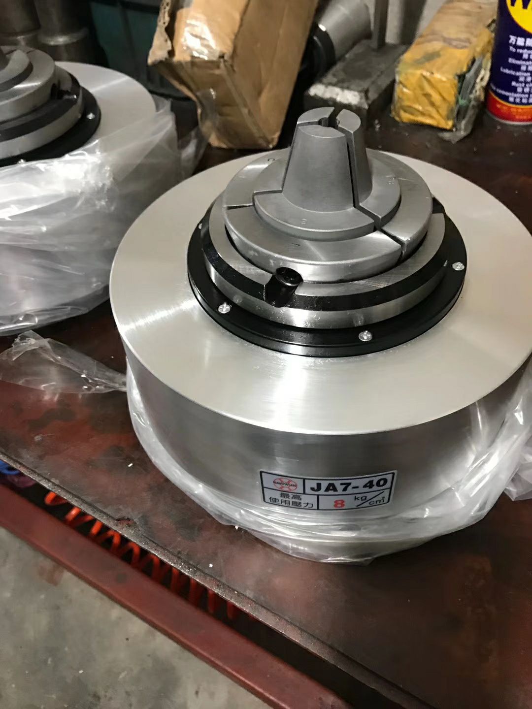 前置气动卡盘动回转夹头空压液压ja5-25ja7-40数控仪表车床包邮