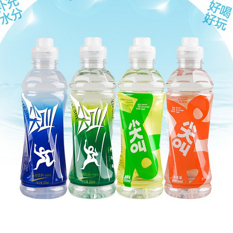 农夫山泉尖叫550ml*15瓶装纤维多肽型白桃果味维生素运动饮料整箱