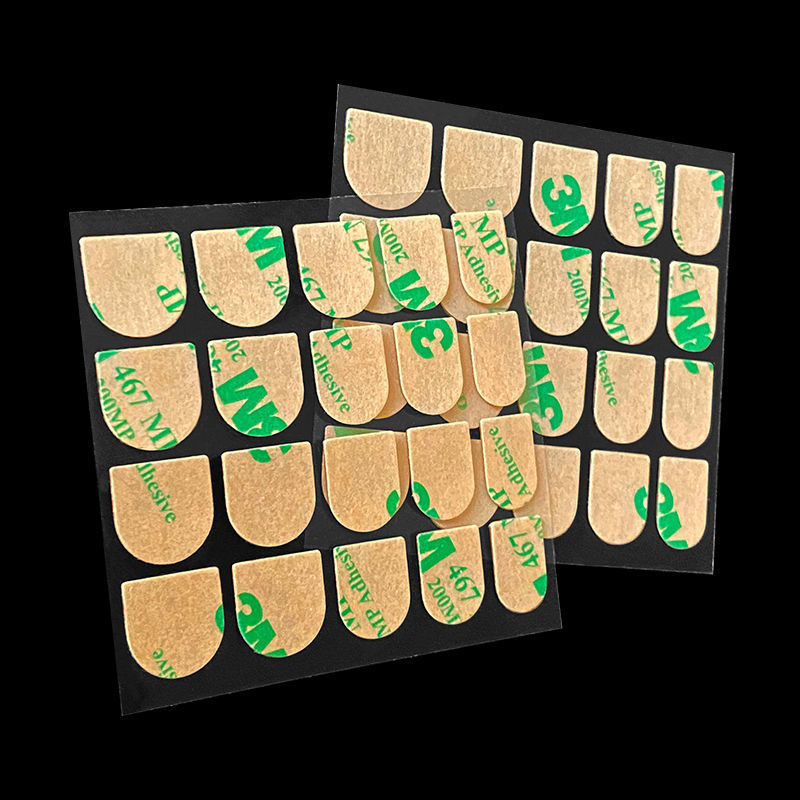 果冻胶批发双面胶薄款穿戴甲美甲片胶贴透明双面贴隐形环保亚马逊