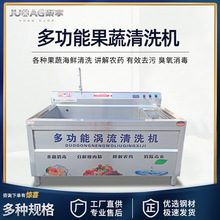 聚享功能涡流清洗机大型消毒洗菜机自动农残果蔬清洗净化机