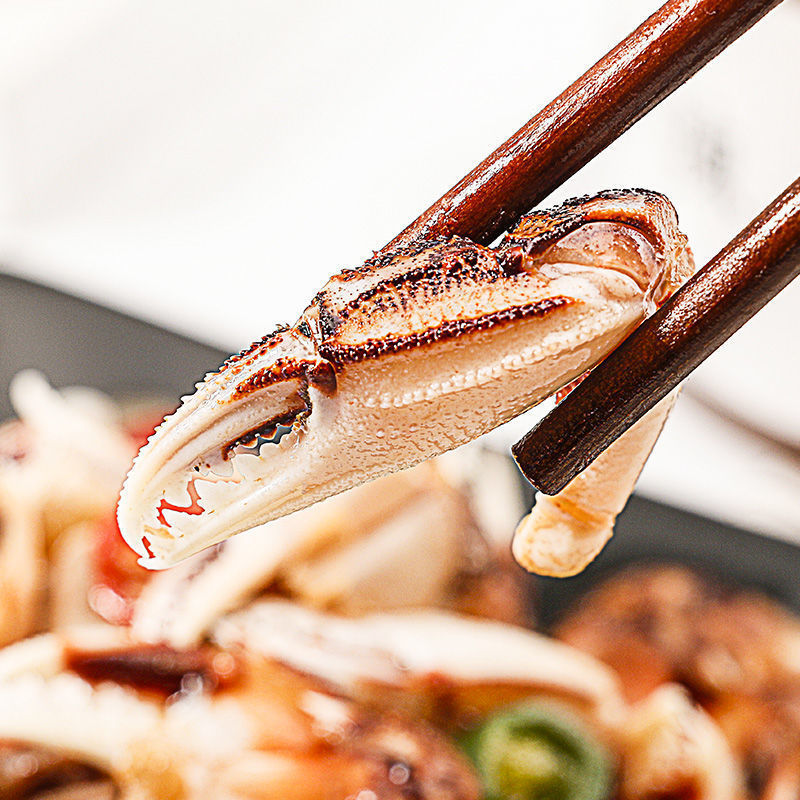 新鲜冷冻批发大号海鲜沙蟹钳35-40个/斤毛重7斤/件顺丰配送