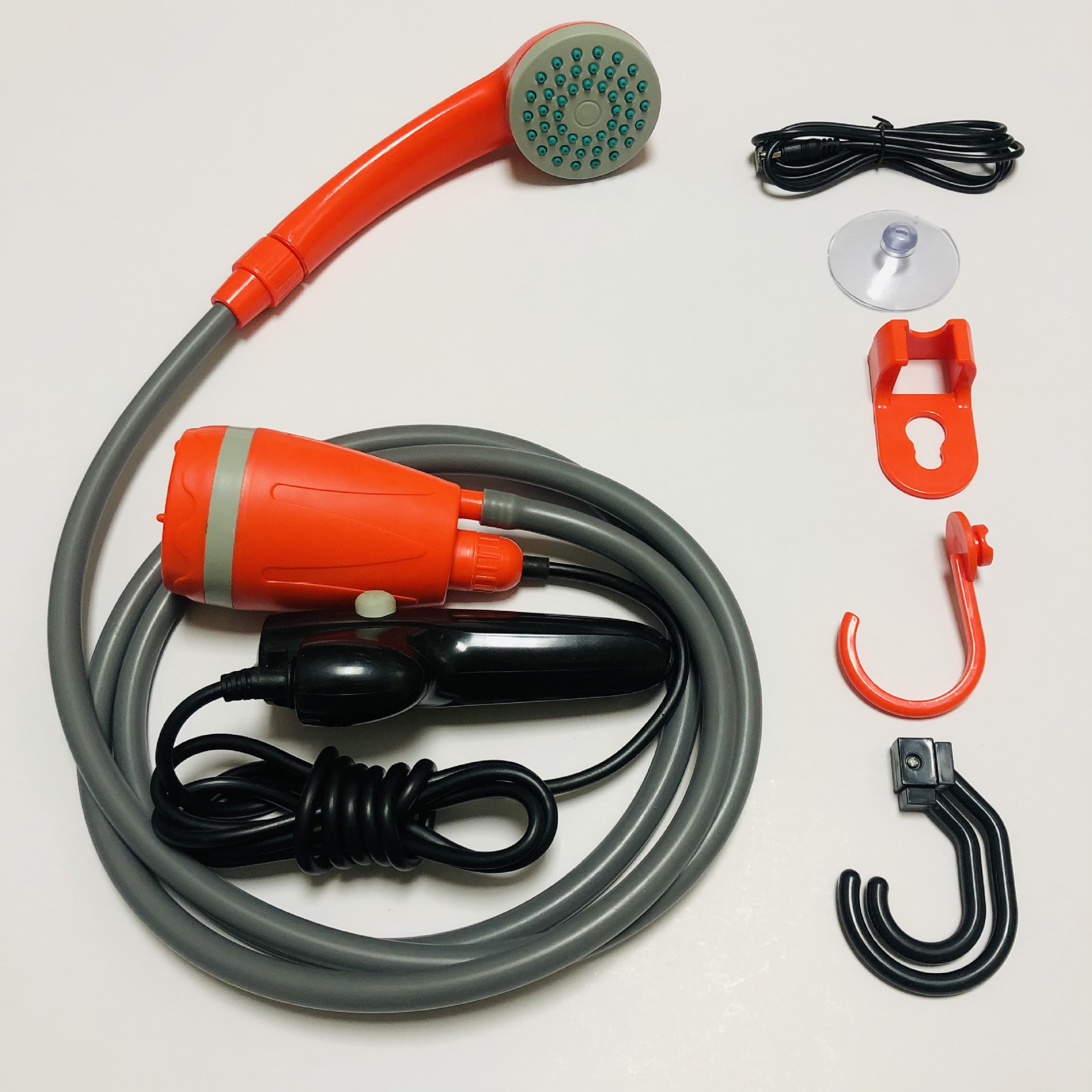 厂家直销usb可充电便携式户外淋浴器camping花洒portable shower