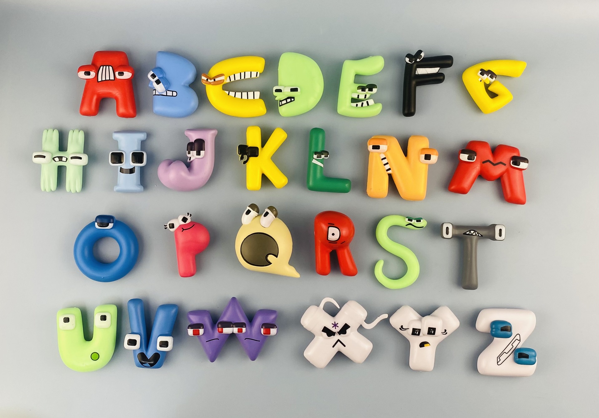 Cross-Border New Arrival Alphabet Lore English Alphabet Legend Figurine Garage Kits Cartoon Educational Toys