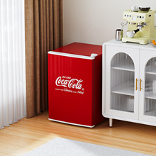 可口可乐单门大容量冰箱一级节能降噪迷你冷藏办公室家用租房冰箱