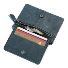 新款零钱包复古创意迷你收纳包日式手工真皮零钱包多功能卡包卡套
