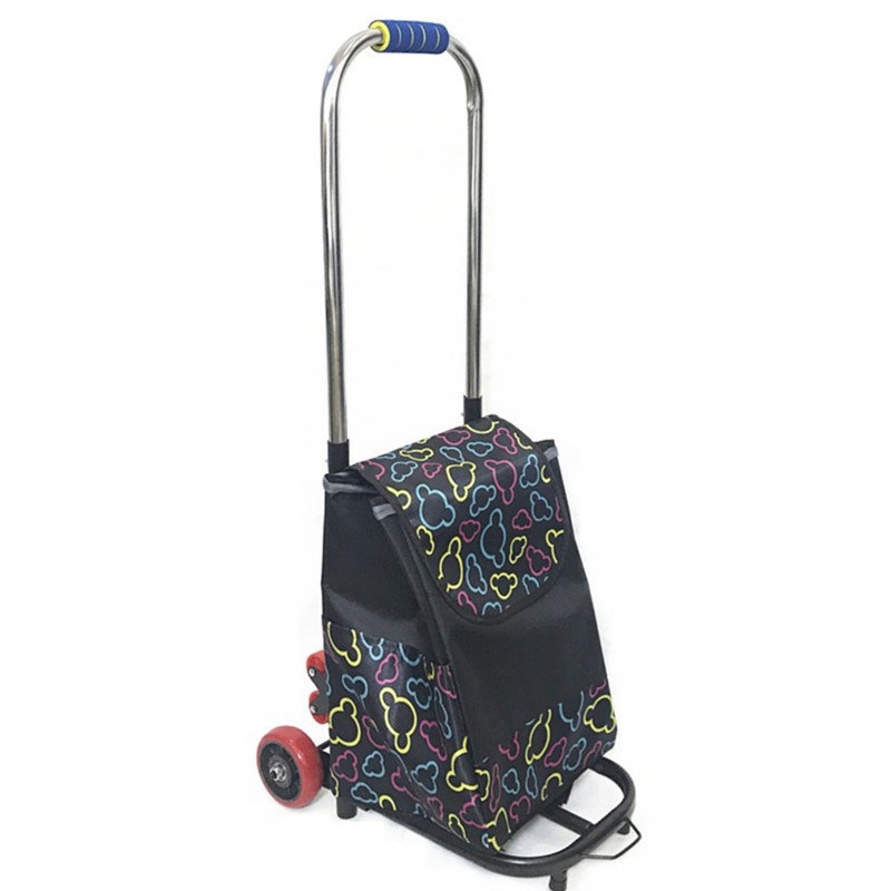 小型旅行折叠便携式拉杆行李车简易行李手拉车家用小拖车旅行轻便