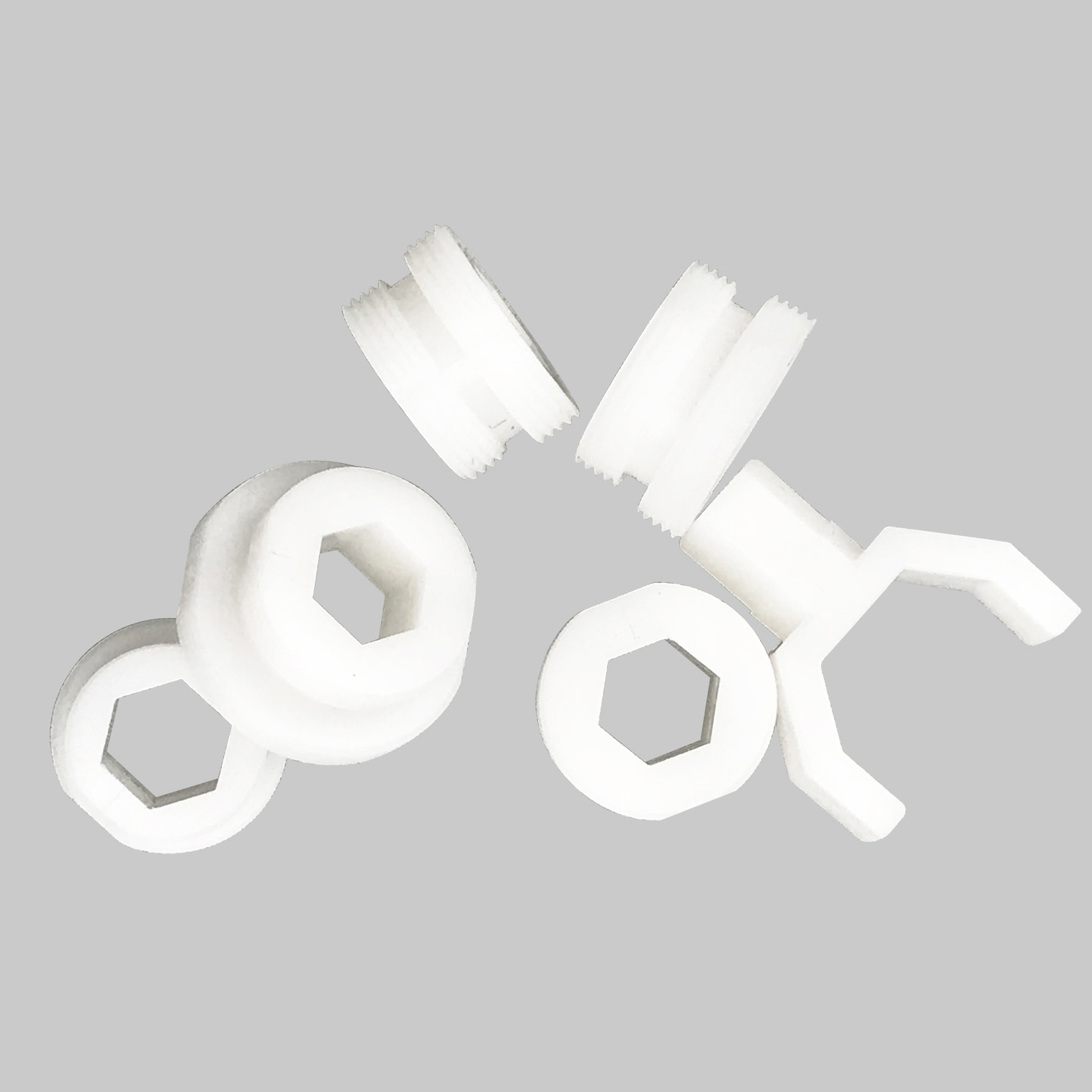 塑料水龙头转接头 6件套 M18/M20/M22/M24/28内丝牙转M22牙水嘴接