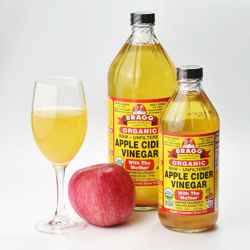 美国bragg百艾格原味苹果醋瘦无糖型苹果酸473ml果味饮料