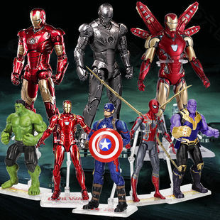 钢铁侠mk1234复联手办漫威钢铁侠拆甲台套装全套战甲玩具纳米战甲