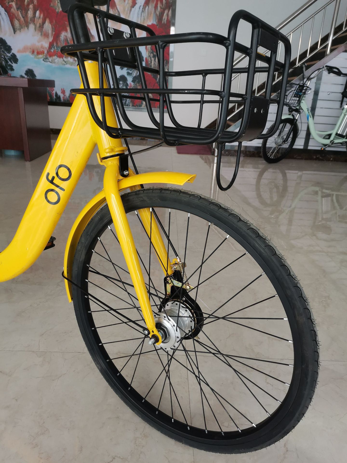 厂家供应现货铝合金共享自行车共享单车24寸实心轮胎礼品自行车