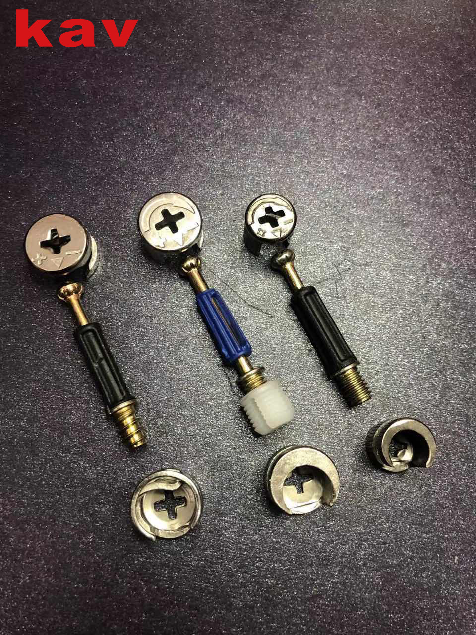 三合一连接件快装杆衣柜家具连接件偏心轮锁扣二合一连接件自攻杆