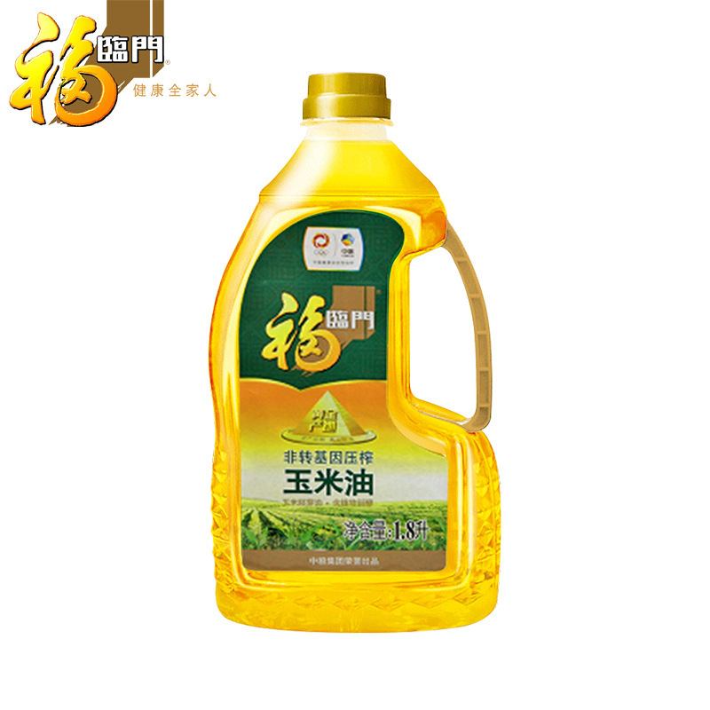中粮直销 福临门 压榨黄金产地玉米胚芽油1.8l 食用油-阿里巴巴