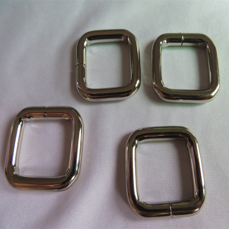 厂家箱包金属方扣 口字扣方形织带链接环四方扣批发