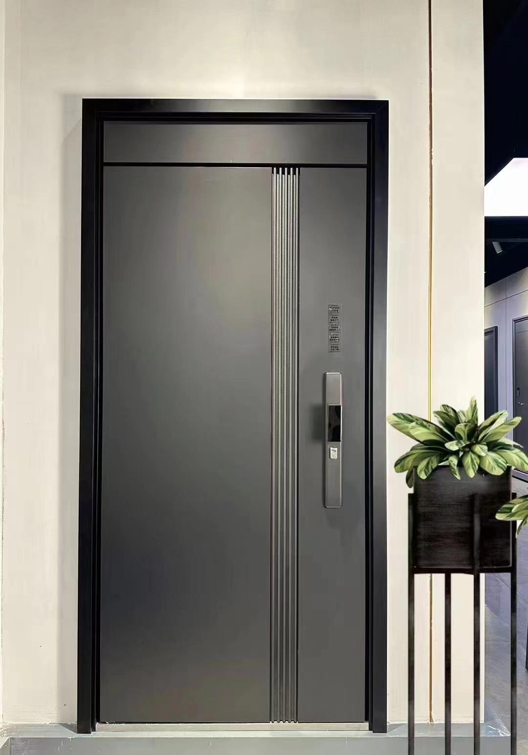 新款甲级家用高端防盗门防撬安全门进户入户门指纹锁门锌合金外门