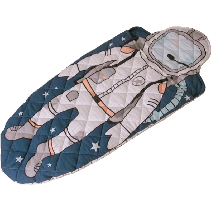 ins风出口造型儿童防踢被可爱宇航员公主全棉宝宝夹棉婴幼儿睡袋