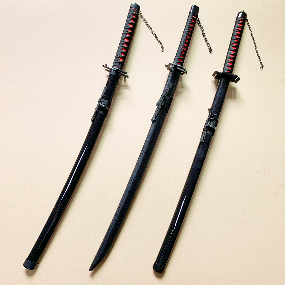 动漫cos周边死神新月无月挂刀二次元cosplay表演道具木质 刀剑
