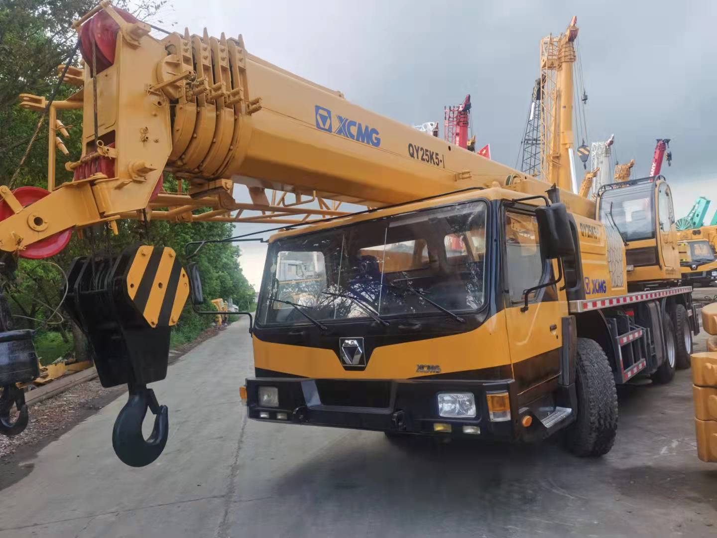 二手徐工25吨汽车吊 25吨吊车 工程吊车 徐工吊25k5 新式25k5
