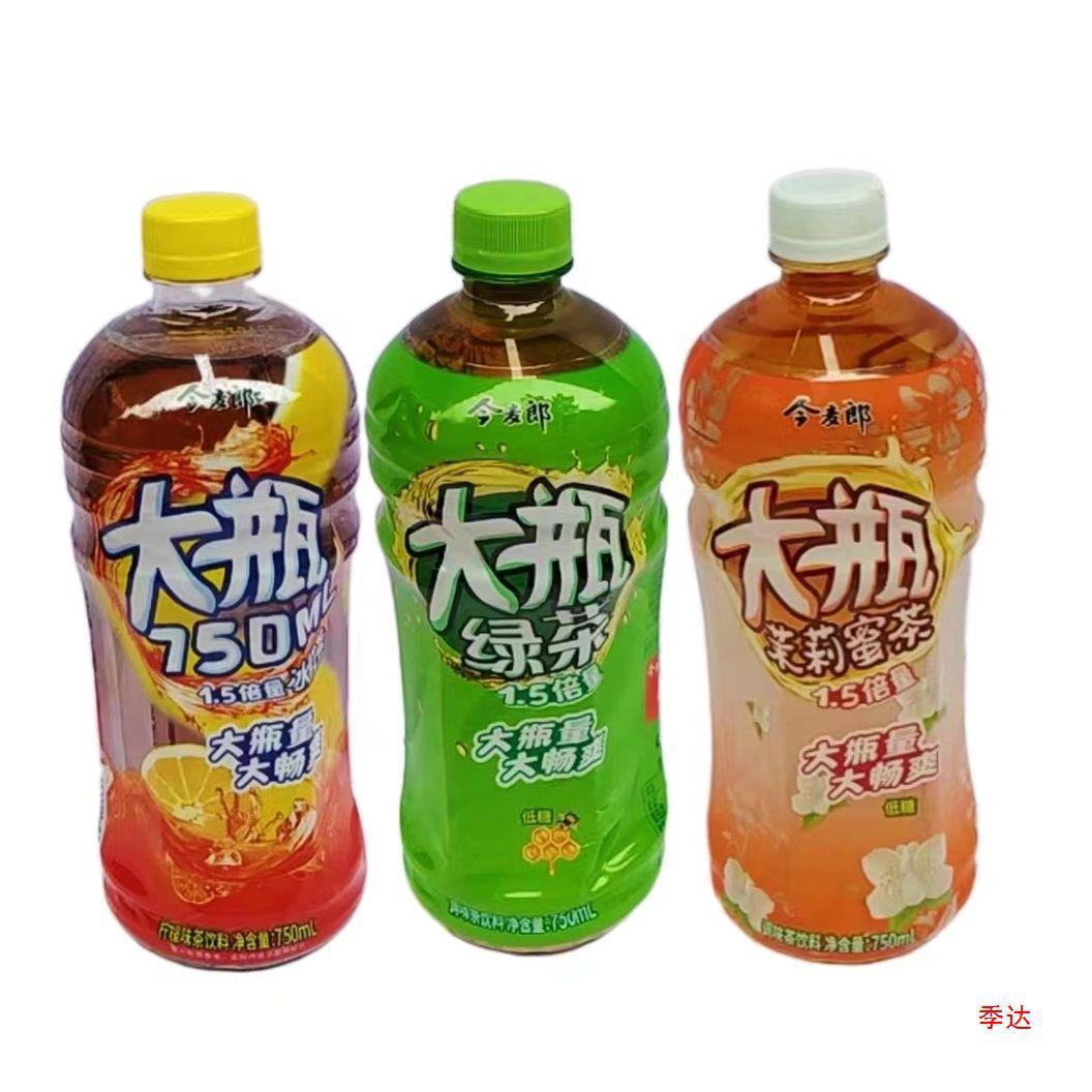 今麦郎大瓶装750ml冰红茶茉莉茶绿茶3瓶5瓶清凉饮料包邮-阿里巴巴