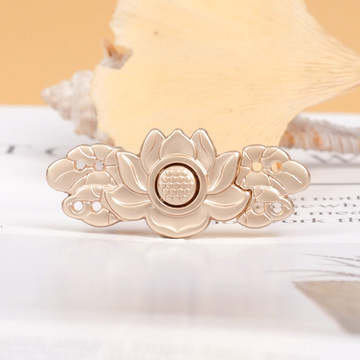 汉服子母扣旗袍金属盘扣比甲云肩莲花对扣明制宋制国潮唐装装饰扣