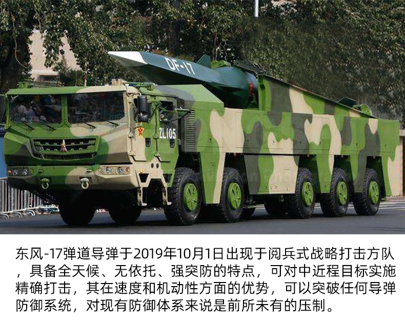 特尔博1:35东风17模型 df-17弹道导弹发射车军事模型仿真合金成品