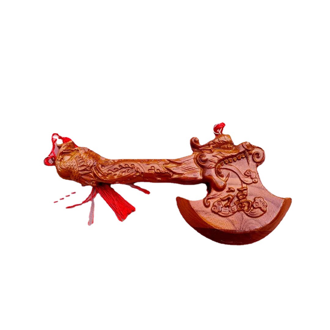 核桃木斧子结婚坐福一斧压百祸挂件搬家乔迁镇宅辟邪桃木斧子开业