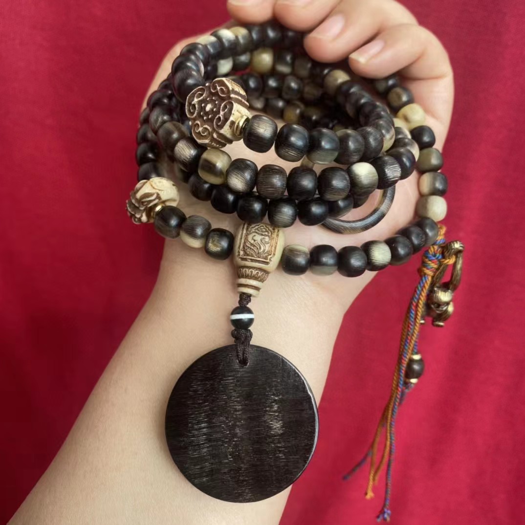 直播供货文玩黑驴蹄子8*7老形108颗套装-阿里巴巴