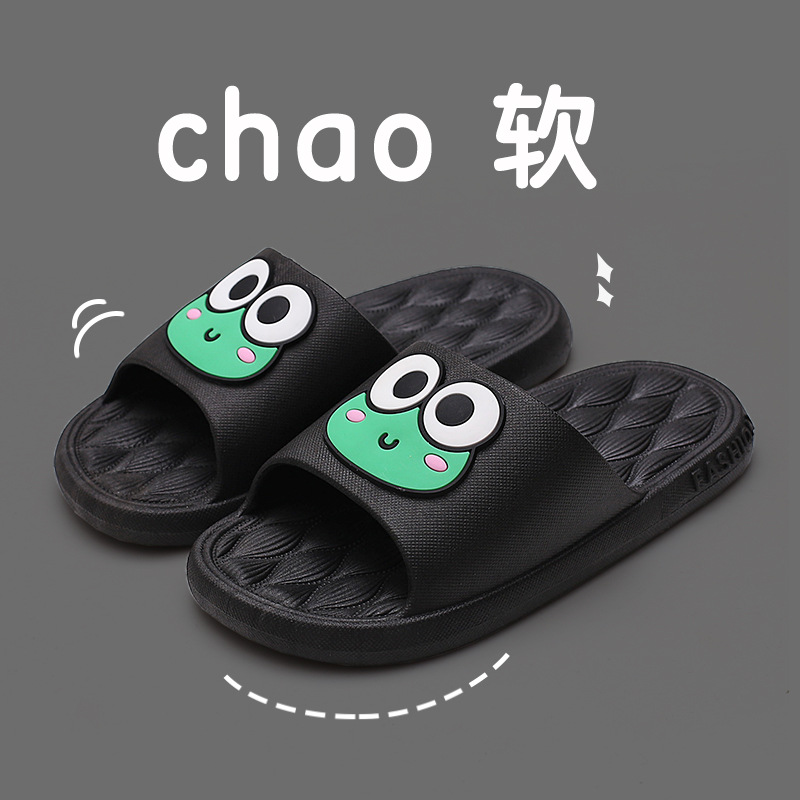 New Children's Slippers Summer Men's Middle and Children's Outdoor Wear Home Bathroom Flat Slip-on Sandals Girls Wholesale