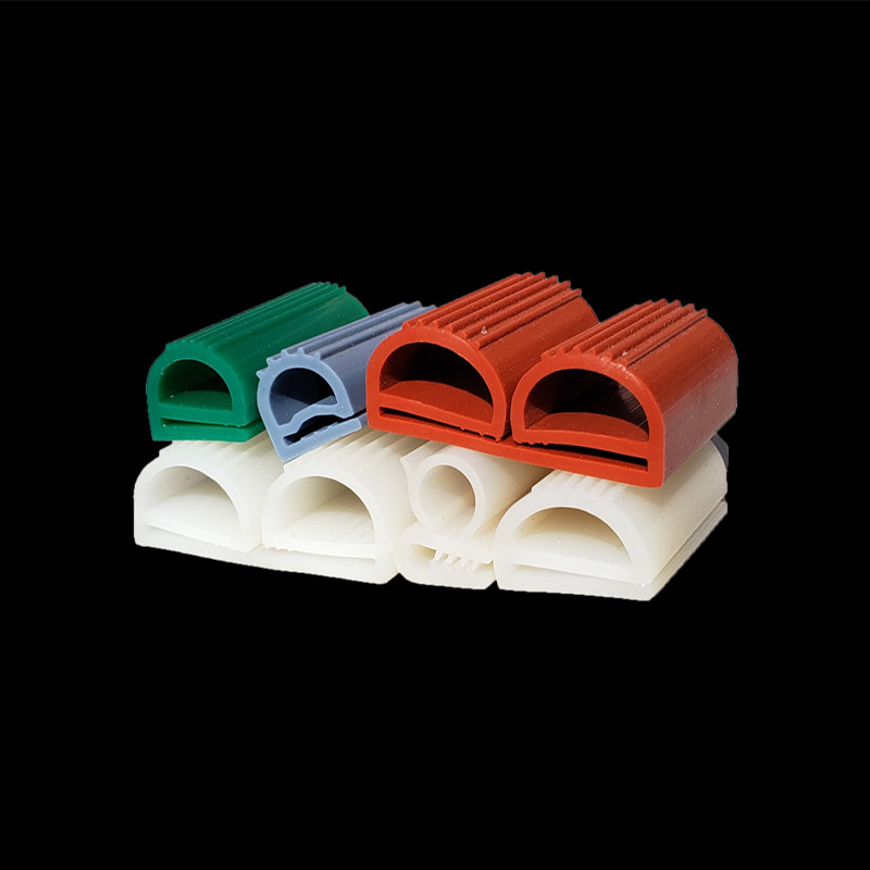 硅胶e型条e字密封条耐高温蒸箱烤箱烘箱阀门弹性抗老化耐撕拉胶条