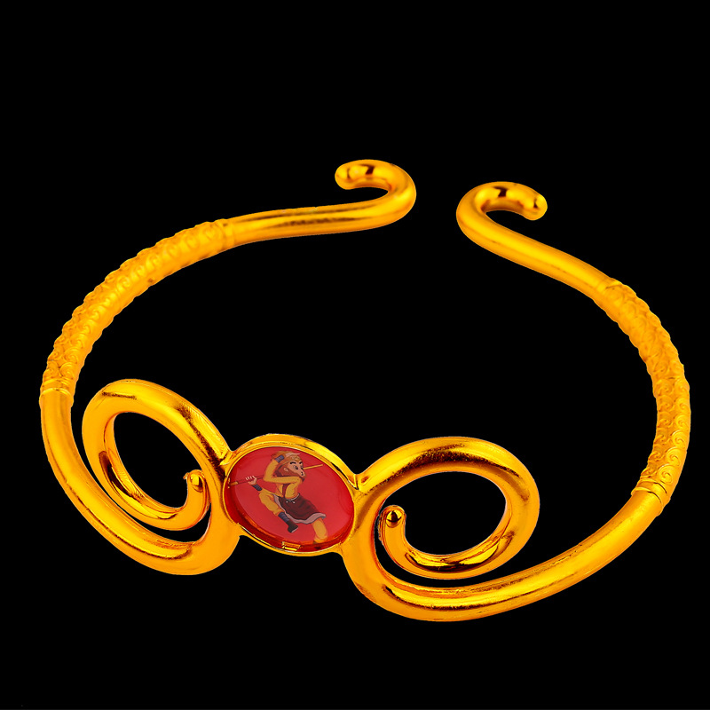 Luminous Sun Wukong Hoop Mantra New Journey to the West Gold Hoop Children's Toys Performance Props Scenic Spot Stall Wholesale