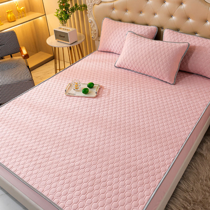 泰国乳胶凉席三件套床上夏凉垫冰丝席夏天可机洗3批发包邮