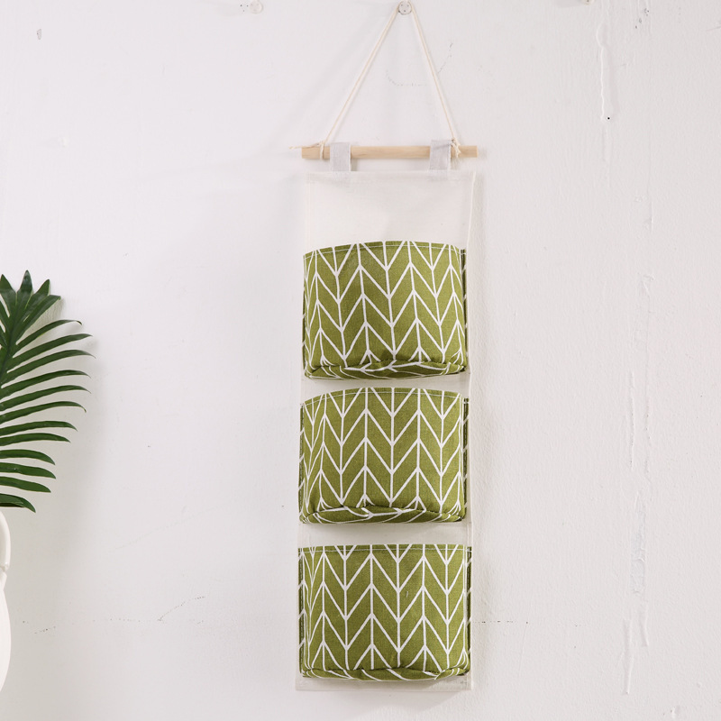 Creative Cotton and Linen Storage Hanging Bag