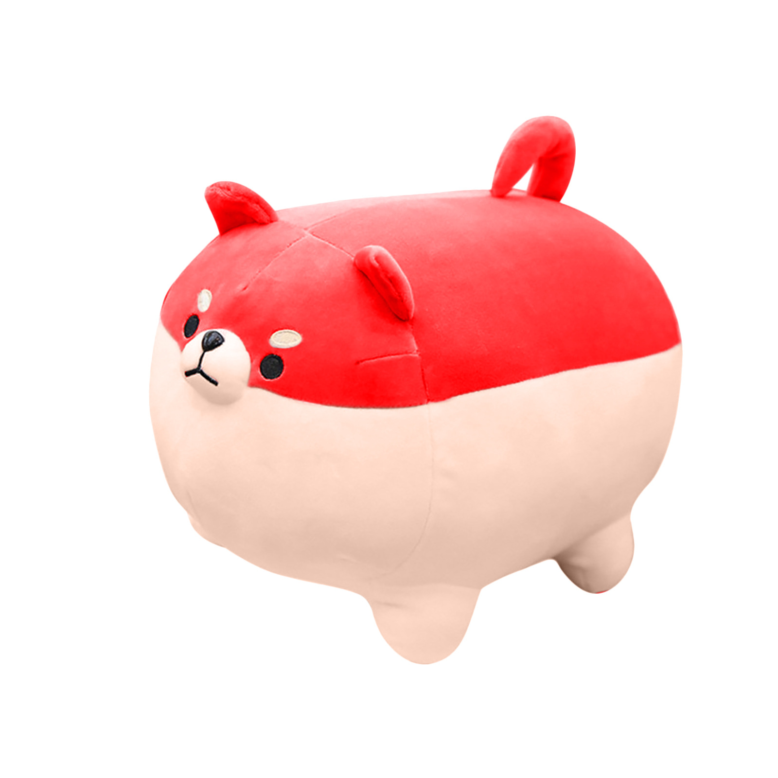 现货批发可爱羽绒棉大胖柴犬抱枕毛绒狗狗腰枕生日礼物可加logo