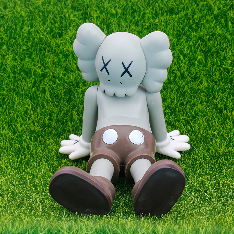 网红潮流实心pvc卡通考斯手办模型 车载公仔手机支架景品蛋糕摆件