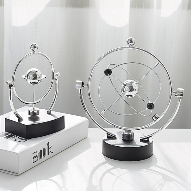 创意电视柜工艺品反重力撞球摆件家居饰品客厅酒柜装饰牛顿摆球小