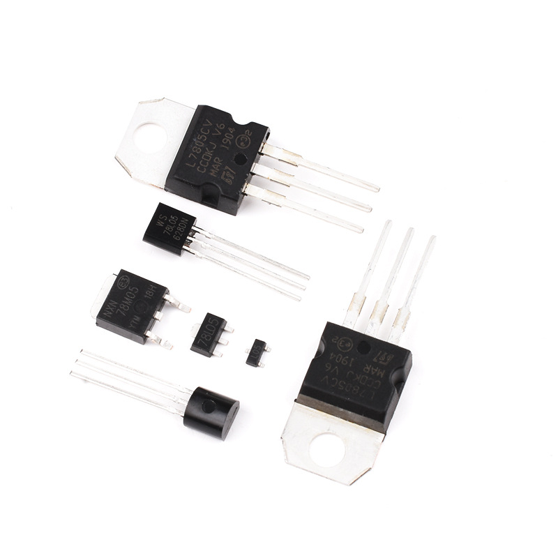 5v三端稳压管l7805cv 78l05 78m05 sot23/89 lm to92/220/252芯片