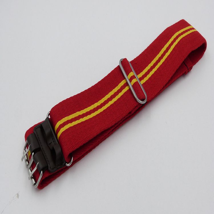 马来西亚双排部队腰带红黄间色涤棉户外超宽战术仪仗队腰带