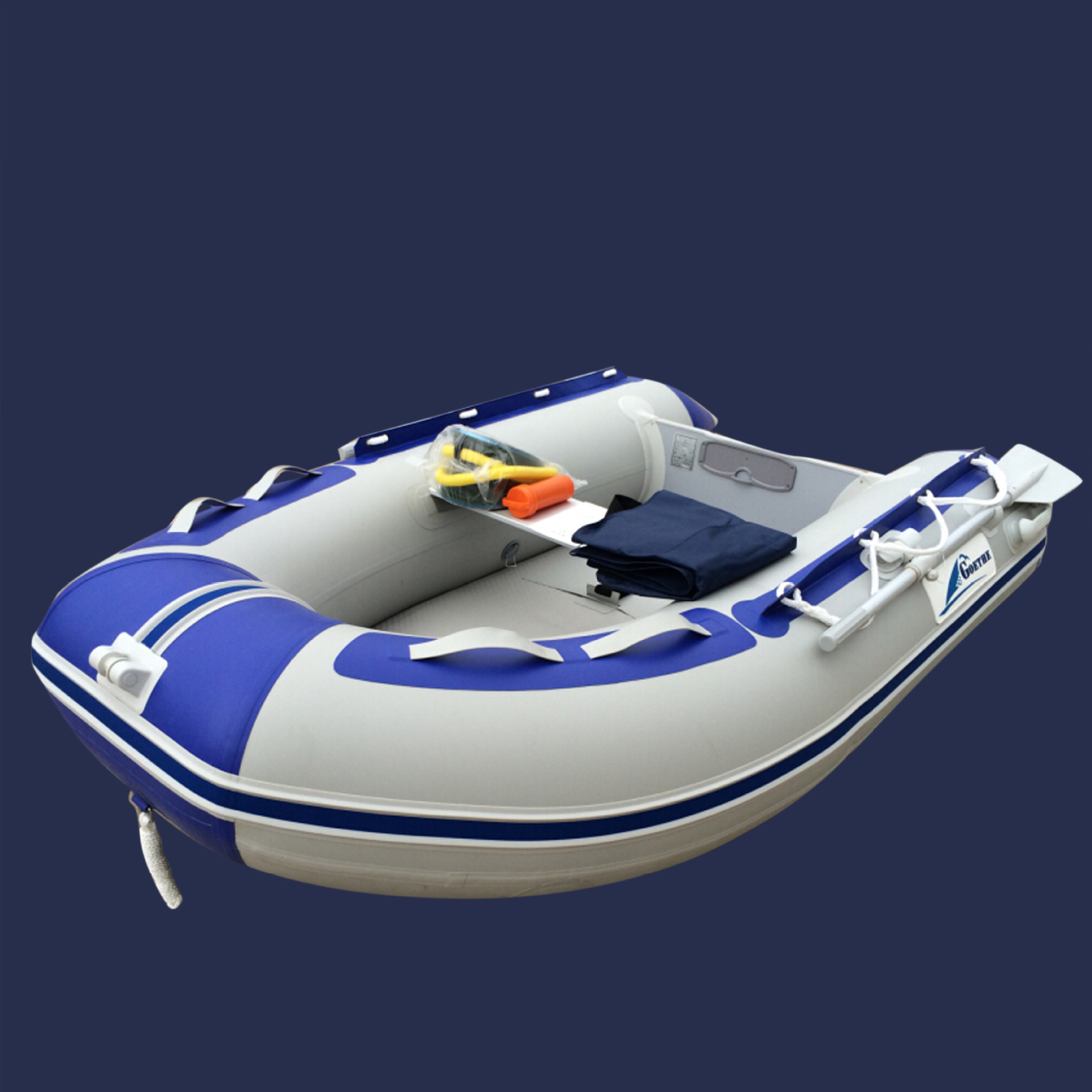 2.5米莱克充气船冲锋舟运动艇充气/铝合金底板加厚底工厂顺丰直运-阿