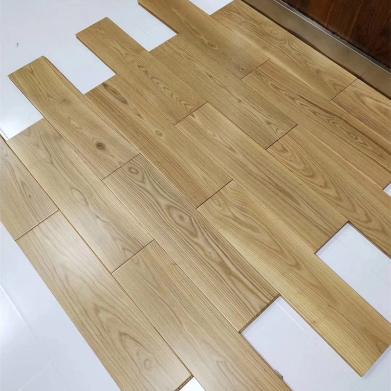 旧翻新白蜡木纯实木地板水曲柳老木地板无甲醛漆素板卧室家装