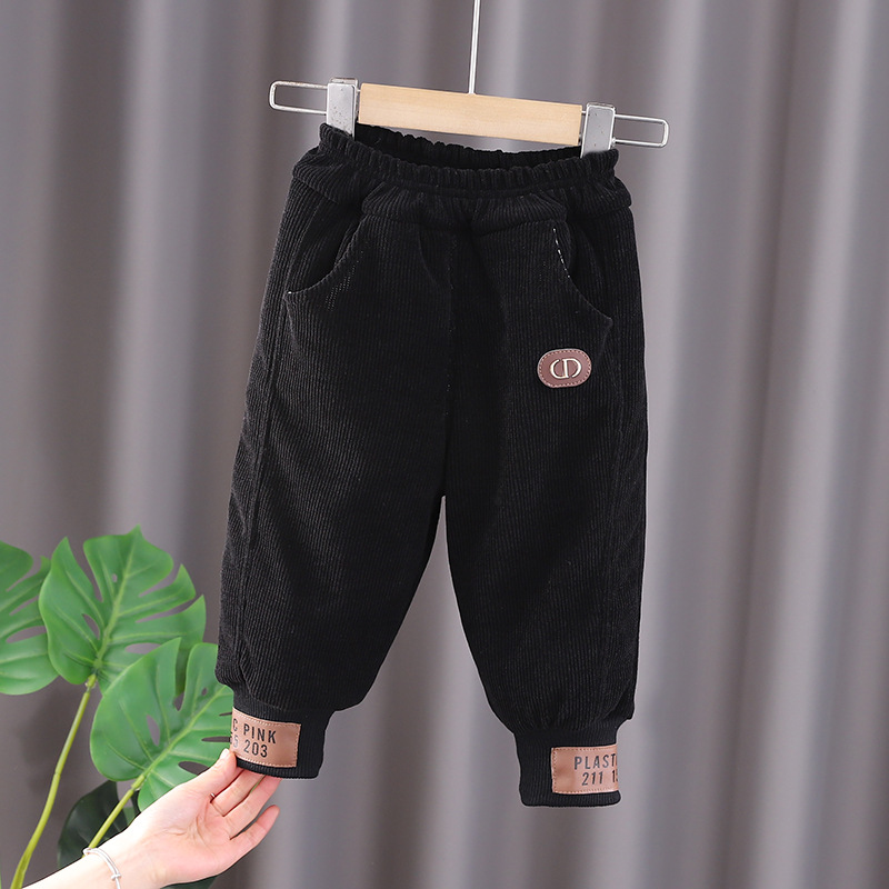 男童冬季裤子儿童加绒加厚棉裤男孩保暖中小童宝宝洋气冬装-阿里巴巴