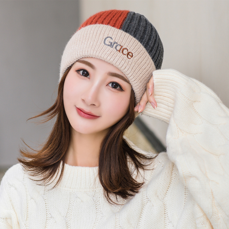 时尚毛线帽子
