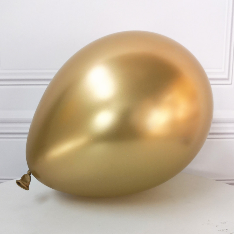 10-Inch 1.8G Metal Balloon Wholesale Wedding Celebration Decoration Metal Rubber Balloons Gold Birthday Arrangement Red Blue