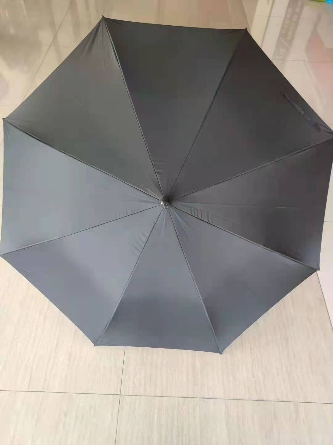高尔夫黑胶伞商务广告礼品伞男款直杆长伞