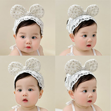 婴儿囟门帽子夏季薄款女宝宝护囟门发带新生儿夏天女婴卤门护头帽