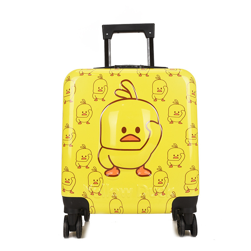 Children's Trolley Case Factory Wholesale 18-Inch Cute Cartoon Luggage Small Animal Student Suitcase Printable Logo