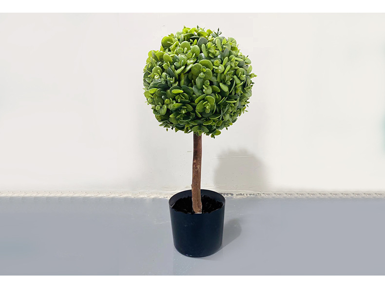 仿真植物米兰金钱树球形草树绿植盆栽simulation green plant跨境