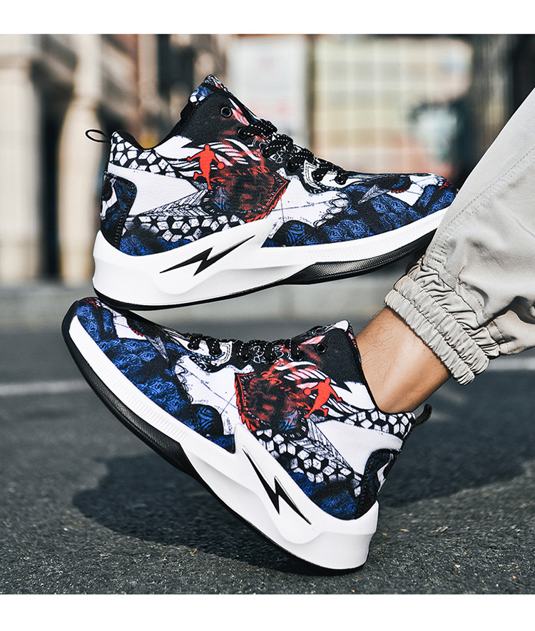 新款篮球鞋男夏季欧文7代青年科比5毒液鸳鸯水泥克星学生高帮球鞋