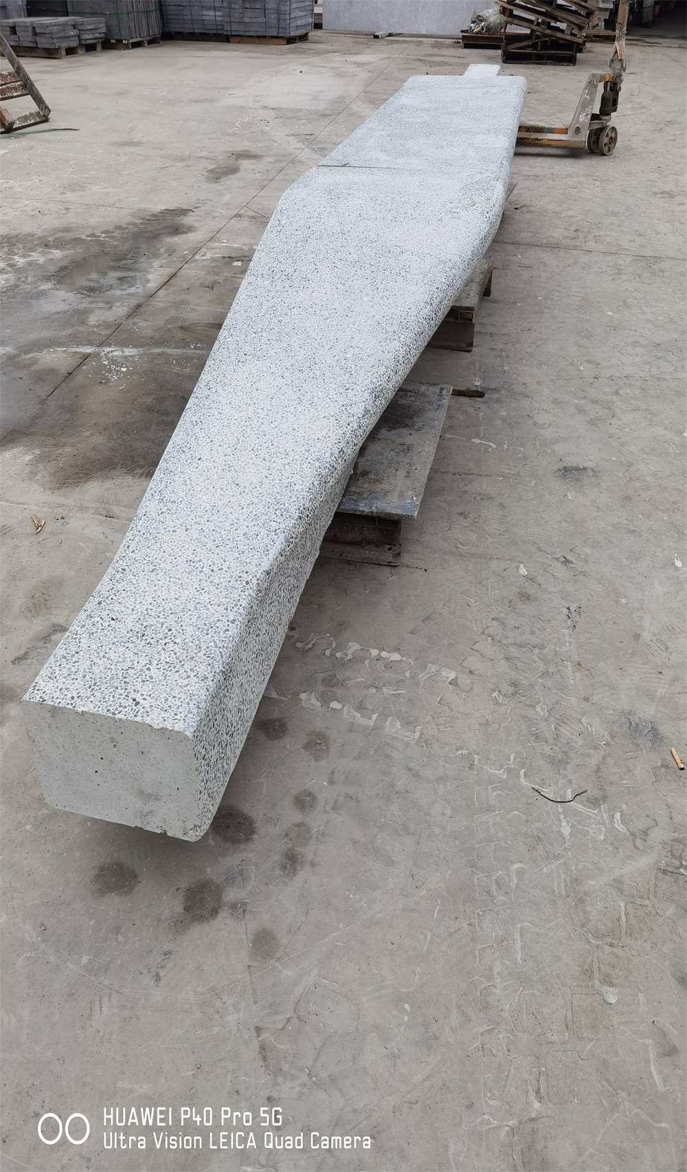 水磨石景观坐凳花园坐凳高低衔接段分左右1800*650/300*500/200