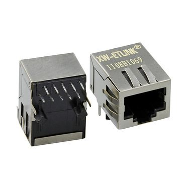 rj45插座母座rj45集成百兆千兆变压器滤波器连接器以太网网口