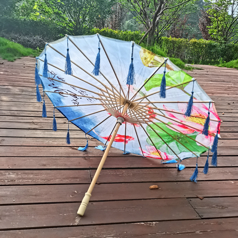 装饰伞室内室外中式吊顶中国风古伞防雨防晒古风舞蹈道具油纸伞