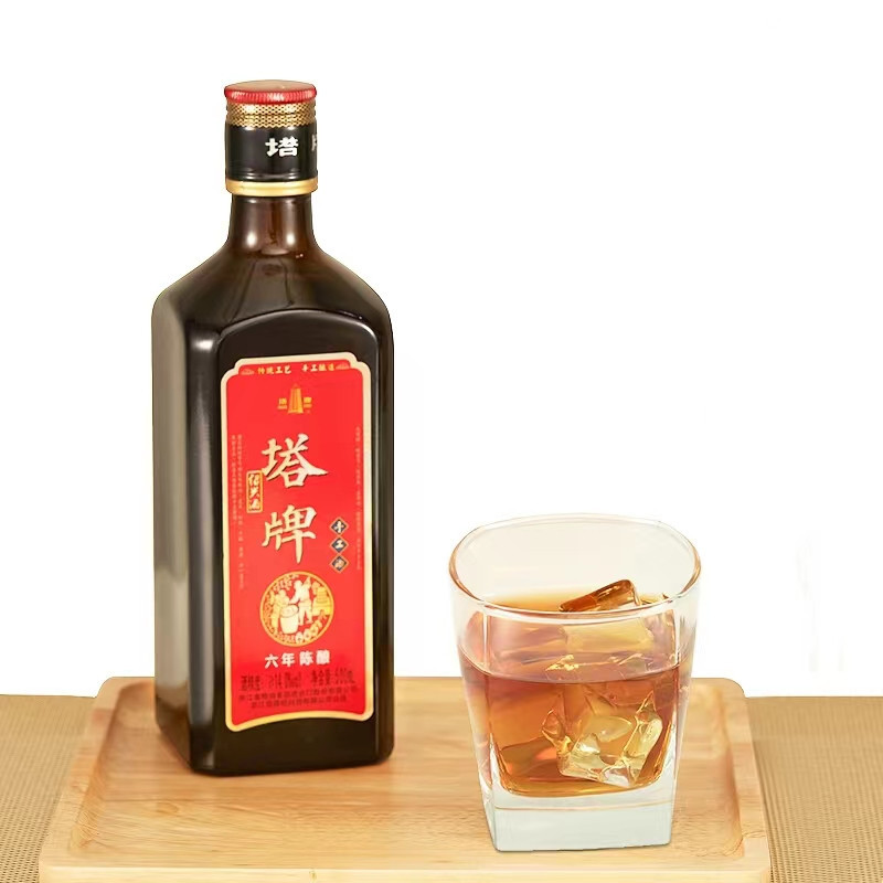 绍兴黄酒塔牌六年陈手工酒500ml花雕酒绍兴加饭酒 六年手工绍兴酒
